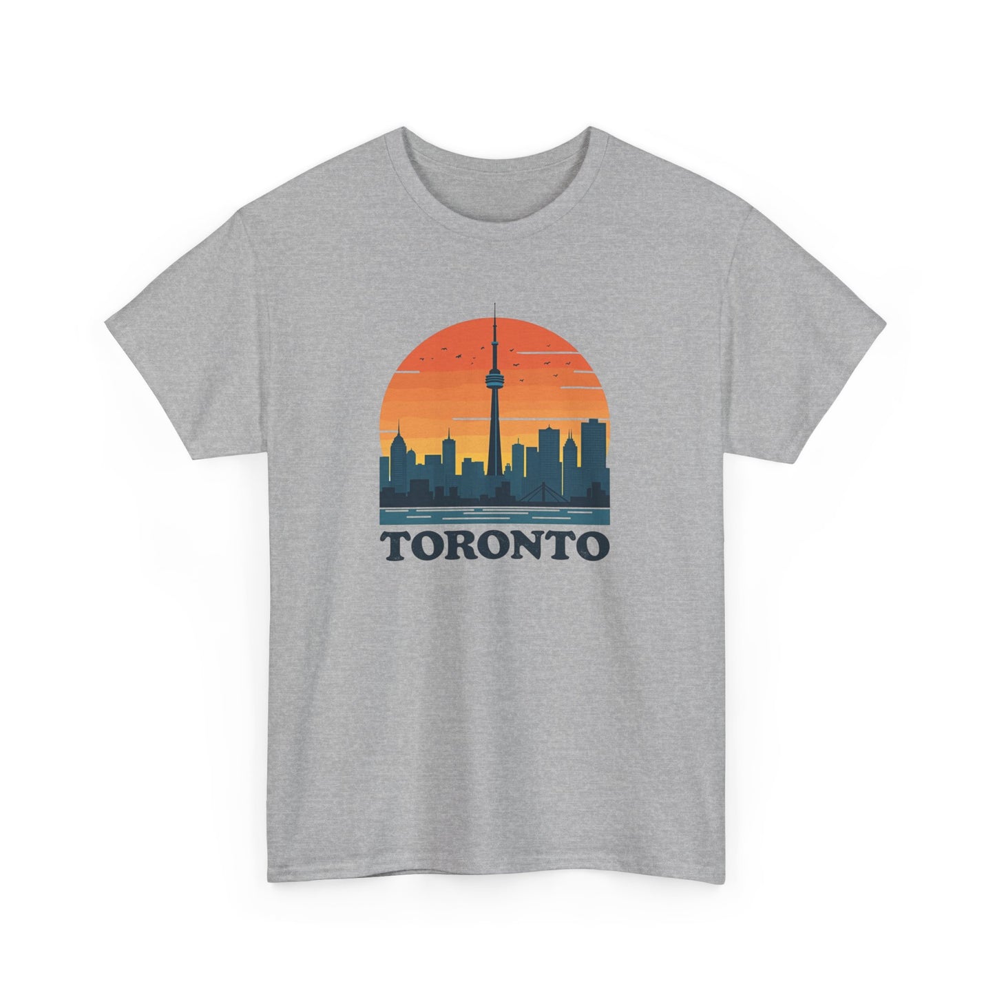 Toronto Skyline with Vintage Sunset