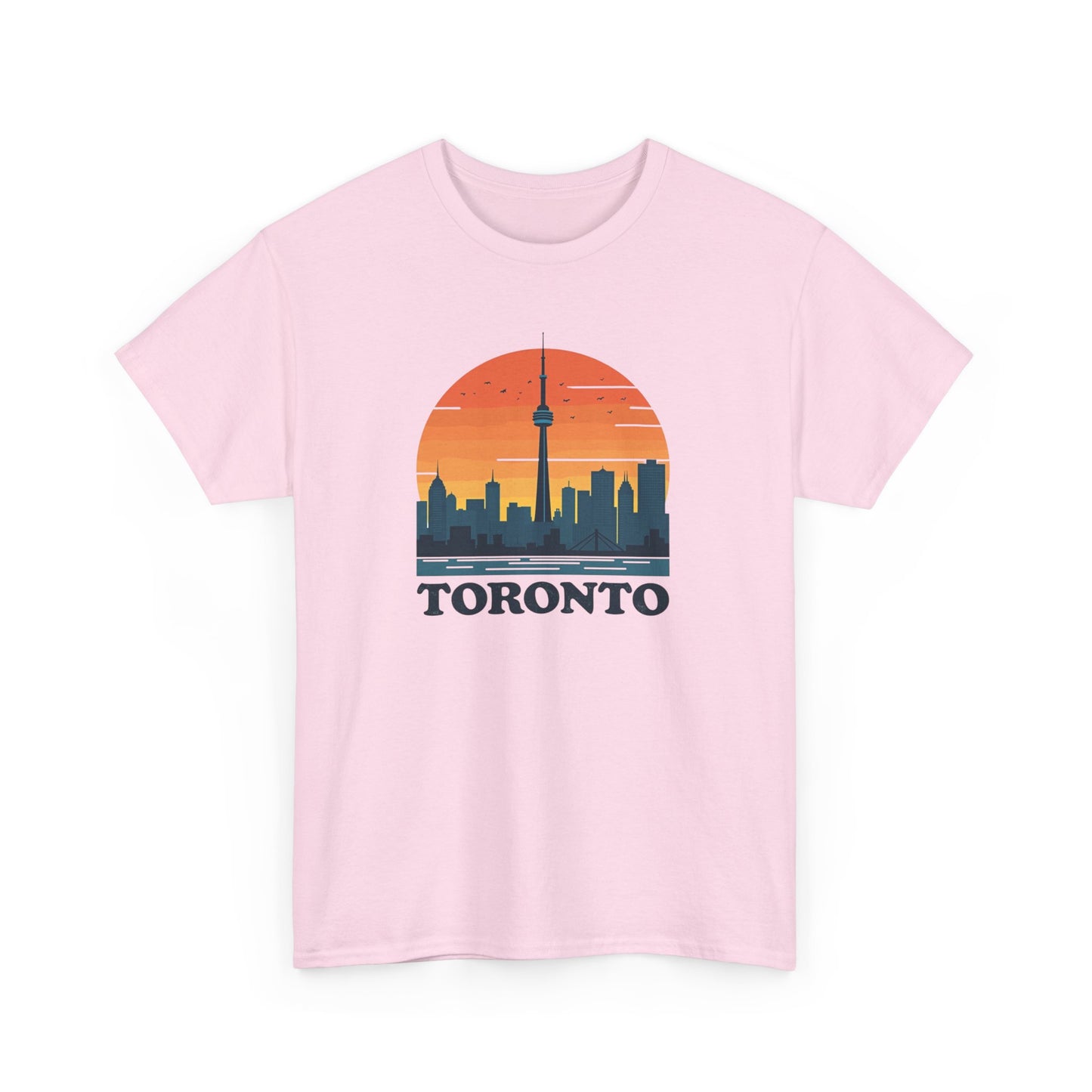 Toronto Skyline with Vintage Sunset