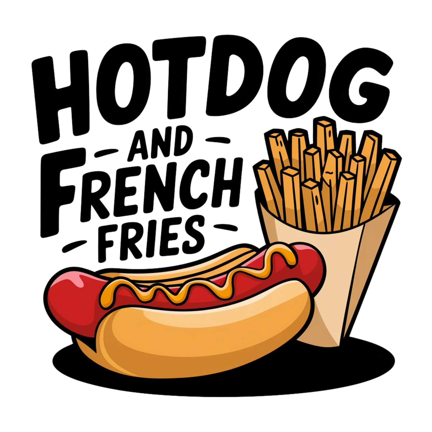 Hotdog and French Fries