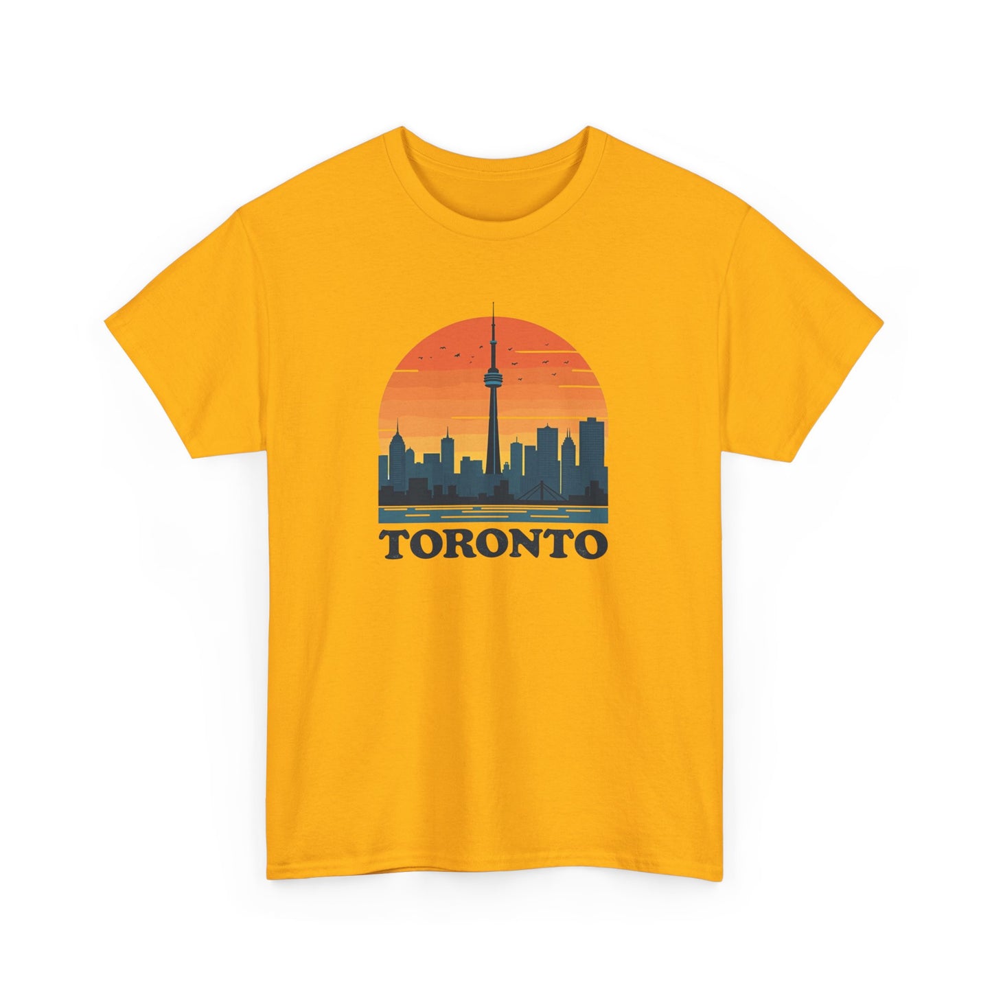 Toronto Skyline with Vintage Sunset