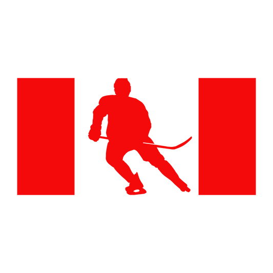 Canadian Hockey Flag