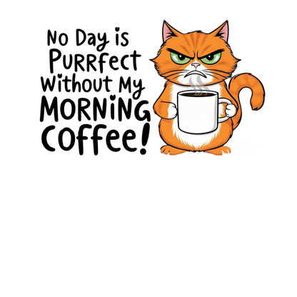 No Day Is Purrfect Without My Morning Coffee