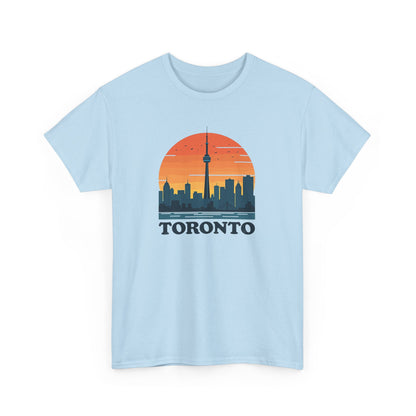 Toronto Skyline with Vintage Sunset