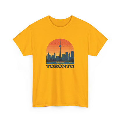 Toronto Skyline with Vintage Sunset